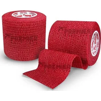 Tejpovací páska PREMIER SOCK TAPE WRAP - 5cm x 4,5m - Červená - velikost uni