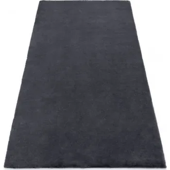 Koberec Koberec králičí kožešina - imitace - antracitový Rozměr koberce: 120x170 cm