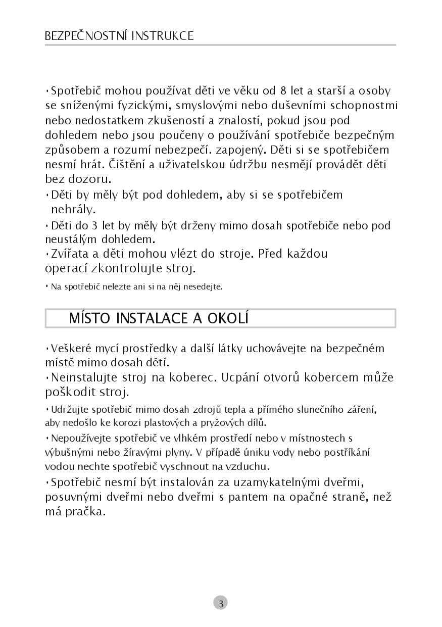 Uživatelská příručka Midea MF100T80B/W-CZ - Zbozi.cz