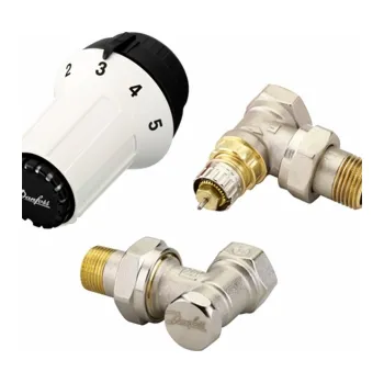 Hlavice pro radiátor Úhlová termostatická sada Danfoss RA-N s hlavicí PANDA 1/2 (013G5163)