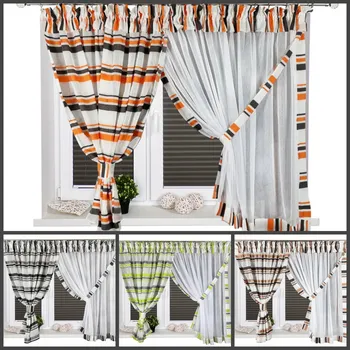 Záclona Hotová kusová záclona Elizabet 150cm x 400cm Hnědá