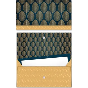 Pozvánka Obálka na peníze Zlaté listy