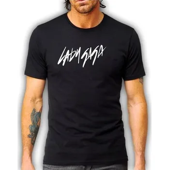 Pánské tričko pánské tričko LADY GAGA L Bílá