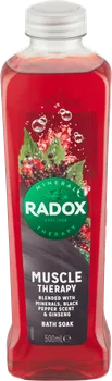 Koupelová pěna Radox Muscle Therapy Black Pepper & Ginseng pěna do koupele 500 ml