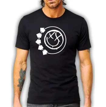 Pánské tričko pánské tričko BLINK 182 SMILEY Černá S