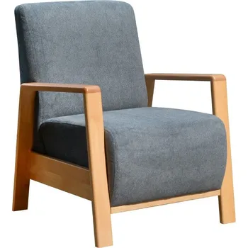 Křeslo MELÁNIE RETRO tmavě šedá