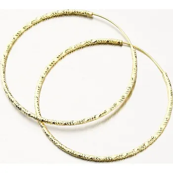 Náušnice Dámské náušnice stříbro 925 zlacené kruhy PKL-2163