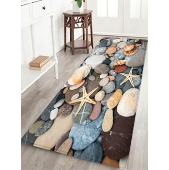 Koupelnová předložka Apex® produktová řada 3D Interiérové předložky s 3D potiskem 60/120 - Pláž