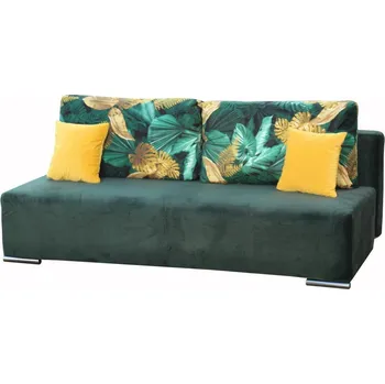 Pohovka Bodo květy zelená