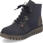 DÁMSKÉ KOTNÍKOVÉ BOTY RIEKER Y3401-14 MODRÁ Barva: MODRÁ, Velikost: 37