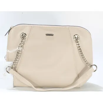 Kabelka Dámská kabelka David Jones KAB 6703-3 béžová béžová