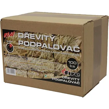 Podpalovač Dřevitý podpalovač Fire 3,6 cm 100 ks