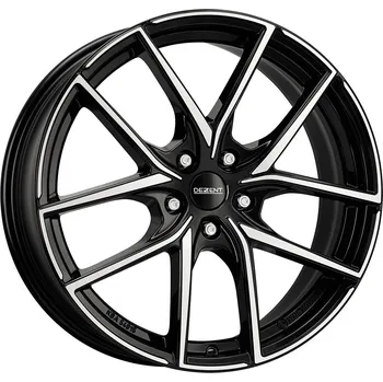 Alu kolo DEZENT TO Dark Black/Polished 7,5x18 5x114,3 ET55 67,1