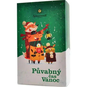 SONNENTOR Dárková kazeta čajová BIO Půvabný čas Vánoc 4 ks