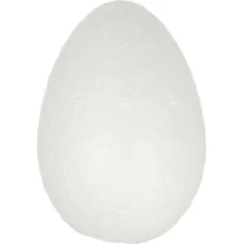 Velikonoční dekorace Natana polystyrenové vejce bílé 5 cm