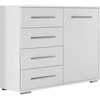 Obývací stěna FRANCESKO MINI 4S1D bílá