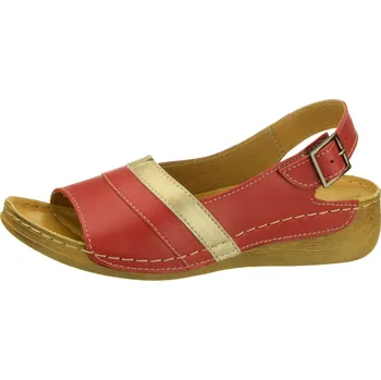 Dámské sandále Elegantní kožené sandály Rega Shoes X329 Velikost: 37