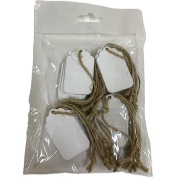 Jmenovka bílá 4x2.5c