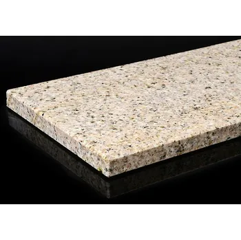 Parapet Venkovní žulové parapety Parapety žula PADANG GELB - rovný šířka 125mm