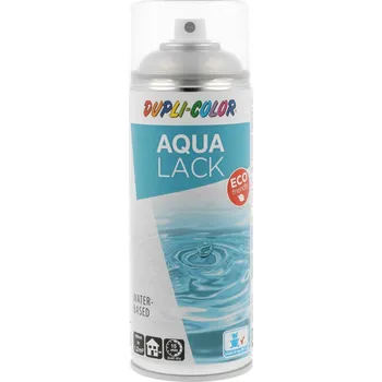 univerzální barva Dupli-Color Aqua Lack lak ve spreji lesklý 400 ml bezbarvý