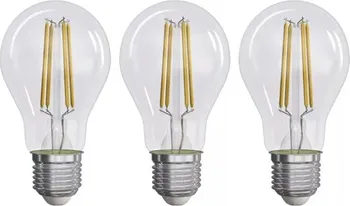 Žárovka EMOS Filament A60 E27 5W 230V 1060lm 4000K 3 ks