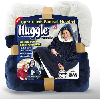 Deka s kapucí a rukávy 80 x 110 cm