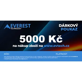 Dárkový potravinový koš Everest Dárkový poukaz 5000 Kč