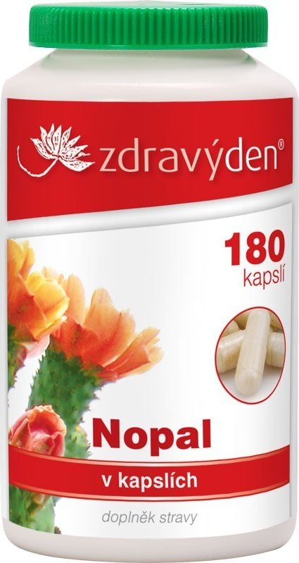 Zdravý den Nopal BIO 180 kapslí