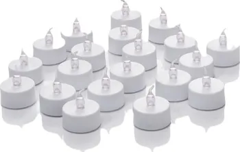 led svíčka LED čajová svíčka 3,8 cm 20 ks bílá