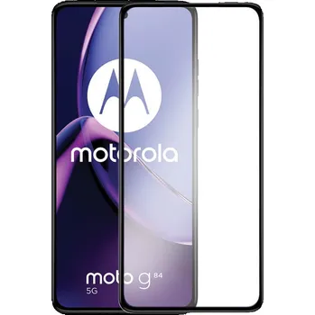 3x Picasee 3D tvrzené sklo s rámečkem pro Motorola Moto G84 5G - černé - 2+1 zdarma