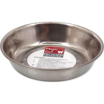 Magic Cat miska nerezová mělká 11 cm 180 ml miska pro kočku Magic Cat miska nerezová mělká 11 cm 180 ml