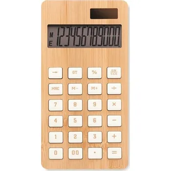 Kalkulačka CALCUBIM 12 místná bambusová kalkulačka