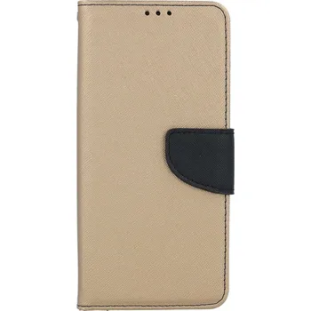 Pouzdro na mobilní telefon Pouzdro Samsung A14 knížkové zlaté (kryt neboli obal na Samsung A14)