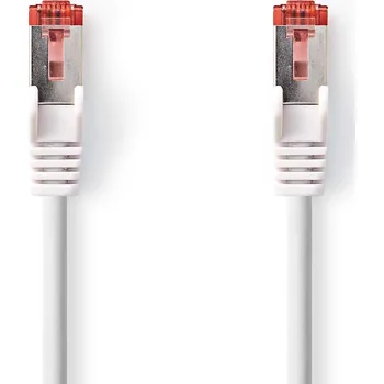 Síťový kabel NEDIS Síťový kabel CAT6 | RJ45 Zástrčka | RJ45 Zástrčka | S / FTP | 0.25 m | Vnitřní | Kulatý | LSZH | Bílá | Box