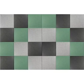 Obklad SV Akustický obklad - sada 24 ks - 30x30 cm Barva: zelená - šedá