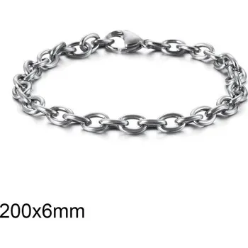 Náramek Ocelový náramek - Cable - 200 x 6 mm