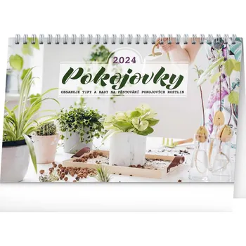 Kalendář Stolní kalendář Pokojovky 2024, 23,1 x 14,5 cm