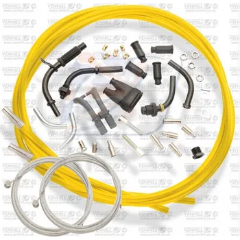 Lanko plynu univerzální sada Venhill U01-4-150-YE 1,35m (čtyřtakt) žlutá