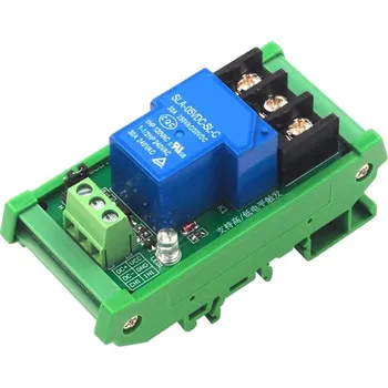 Vývojová deska Modul relé 12V 30A High-Low - 1 kanál na DIN lištu