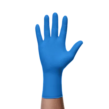 Pracovní rukavice MERCATOR GOGRIP blue long jednorázové rukavice L RP30031004_0001