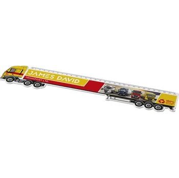 pravítka Tait 30cm pravítko z recyklovaného plastu ve tvaru nákladního auta