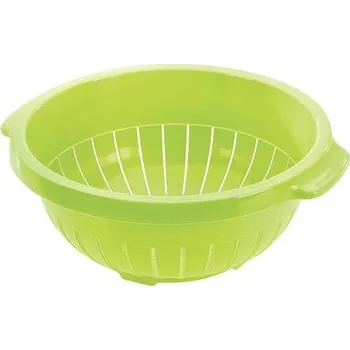 Cedník a síto Tontarelli Cedníková mísa 33 cm zelená