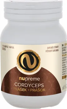 Přírodní produkt Nupreme Cordyceps Biomasa 500 mg 100 cps.