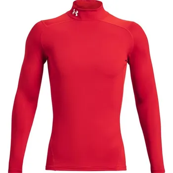 Kompresní tričko Under Armour ColdGear Armour Comp Mock RED 600 XL