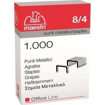 Spona do sešívačky Drátky 8/4, stříbrná, PRIMULA 1002301