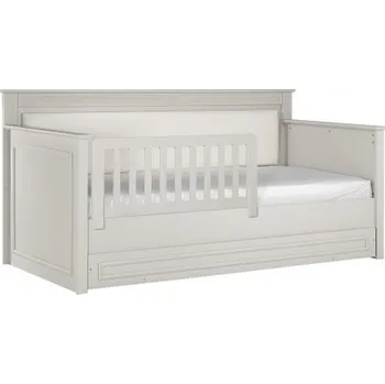 Postel Válenda 90x200 se zásuvkou a zábranou Esme - šedá