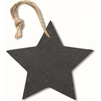Vánoční ozdoba Slatestar Břidlicová závěsná hvězdička
