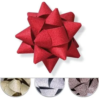 Stuha Rozeta GLITTY - 5 cm - mix - 50 ks - 68245-30245