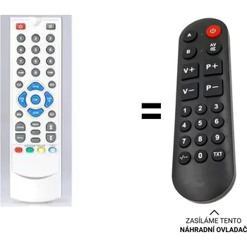 Dálkový ovladač Smart MX56 náhradní dálkový ovladač pro seniory