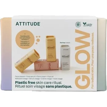 Kosmetická sada Attitude Oceanly Glow rozjasňující set 4x 8,5 g
